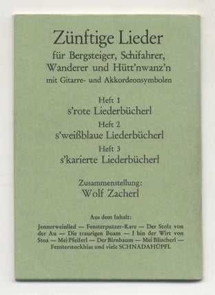 Book #27446 Ein Stimmungslieder-Textheft Für Lustige Leute…und Jetzt Alle Mitsingen. Wolf Zacherl