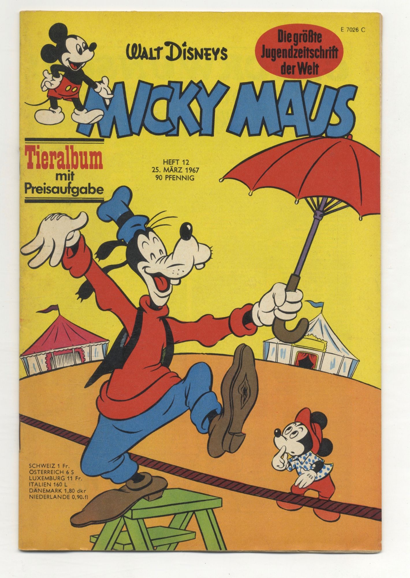 Book #27494 Micky Maus: Die Größte Jugendzeitschrift Der Welt - 1st Edition/1st Printing. Walt Disney.