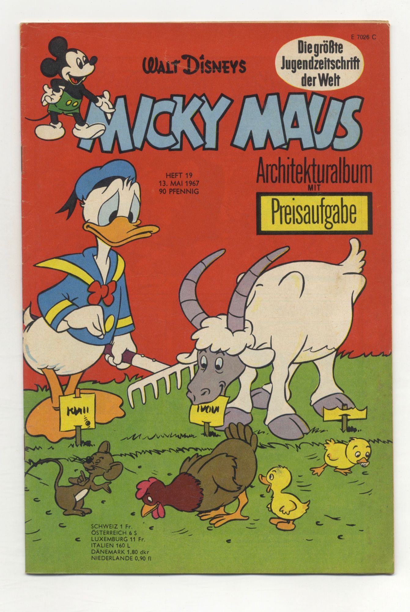Micky Maus: Die Größte Jugendzeitschrift Der Welt - 1st Edition/1st  Printing, Walt Disney