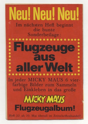 Micky Maus: Die Größte Jugendzeitschrift Der Welt - 1st Edition/1st Printing