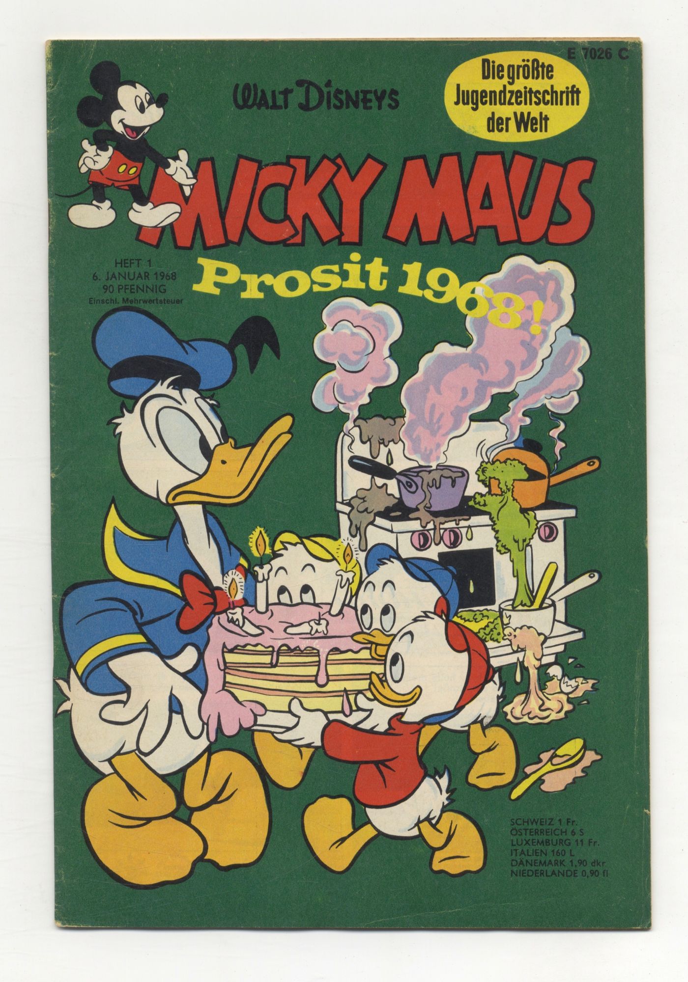 Book #27495 Micky Maus: Die Größte Jugendzeitschrift Der Welt - 1st Edition/1st Printing. Walt Disney.