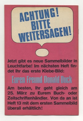 Micky Maus: Die Größte Jugendzeitschrift Der Welt - 1st Edition/1st Printing