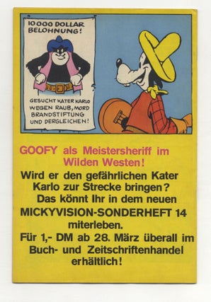 Micky Maus: Die Größte Jugendzeitschrift Der Welt - 1st Edition/1st Printing