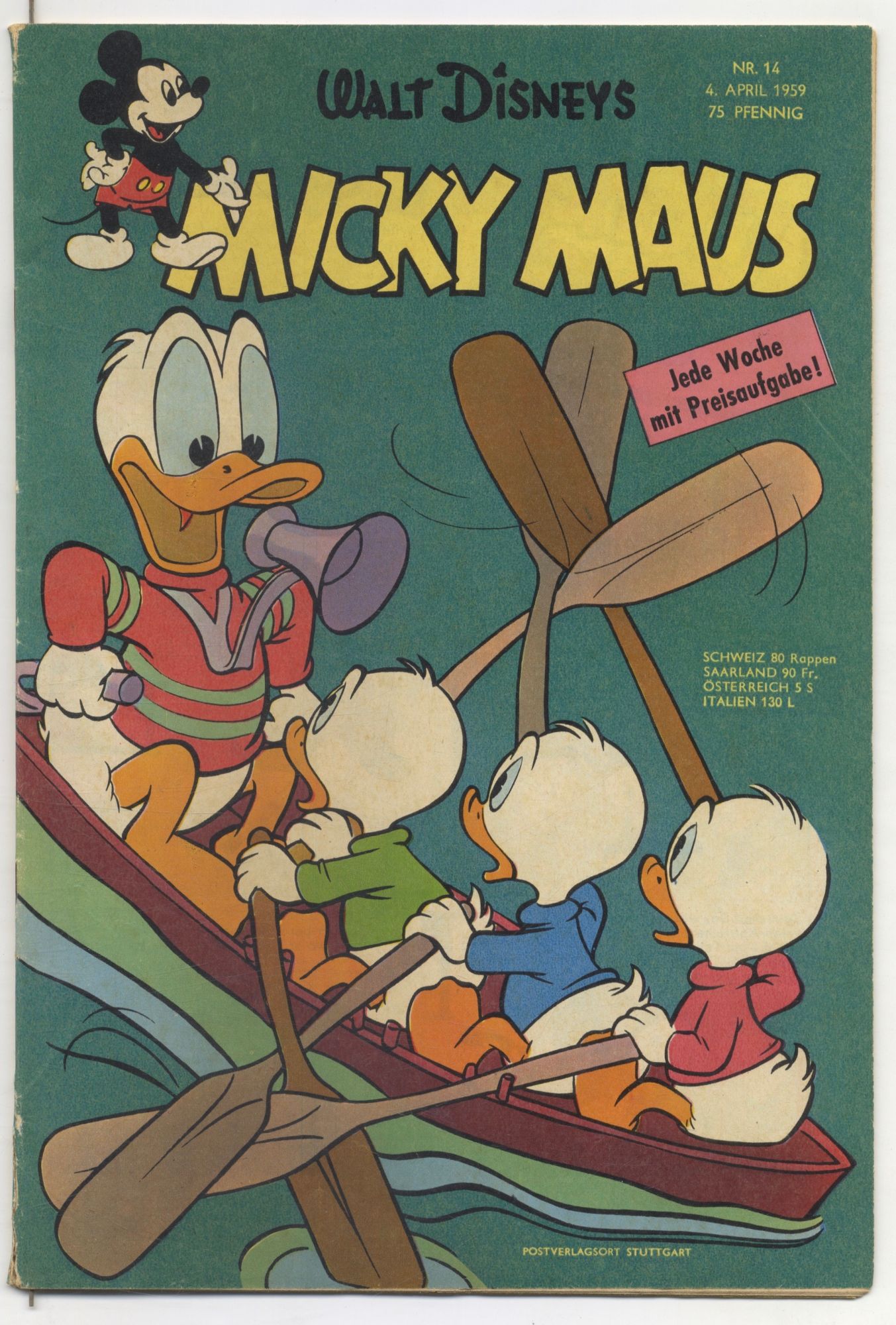 Book #27497 Micky Maus - 1st Edition/1st Printing. Walt Disney.