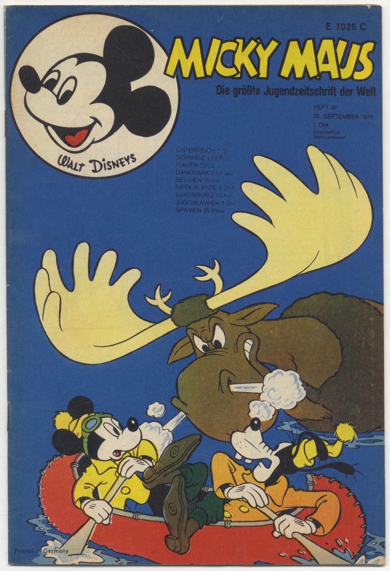 Book #27500 Micky Maus: Die Größte Jugendzeitschrift Der Welt - 1st Edition/1st Printing. Walt Disney.