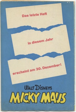 Micky Maus - 1st Edition/1st Printing