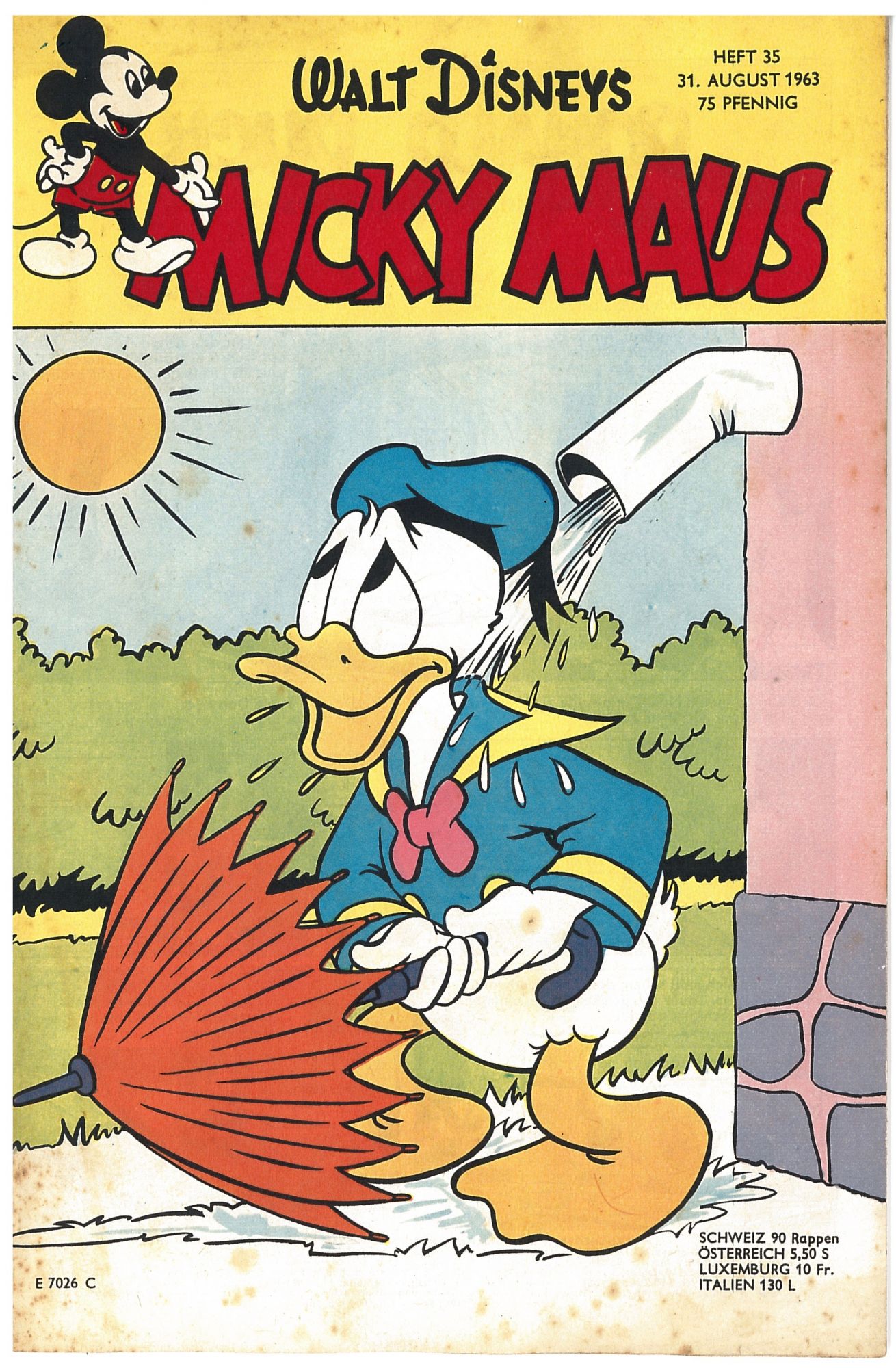 Book #27504 Micky Maus - 1st Edition/1st Printing. Walt Disney.
