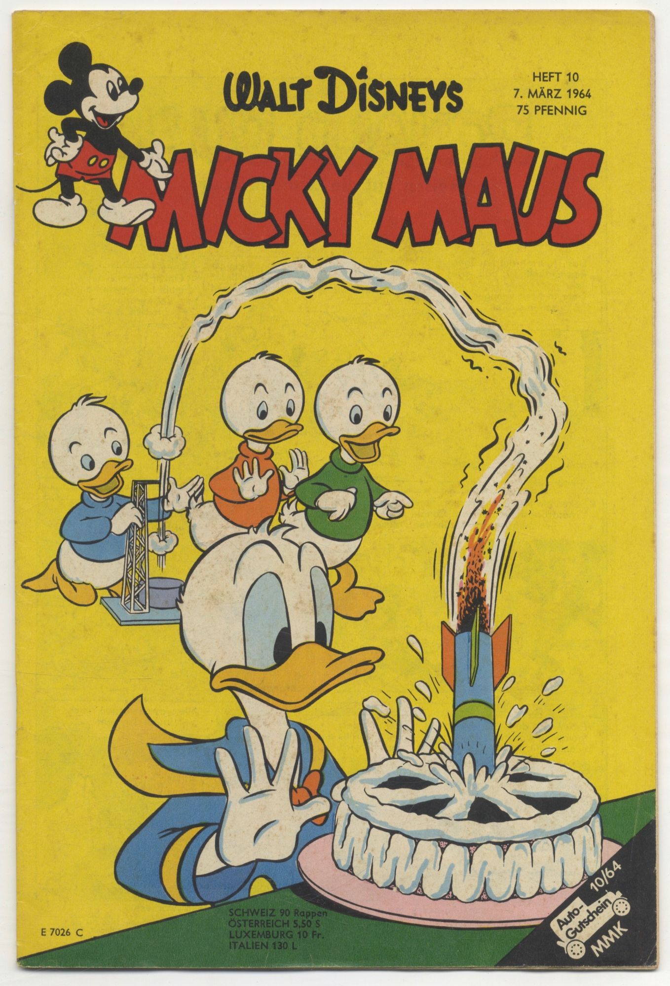 Book #27505 Micky Maus - 1st Edition/1st Printing. Walt Disney.