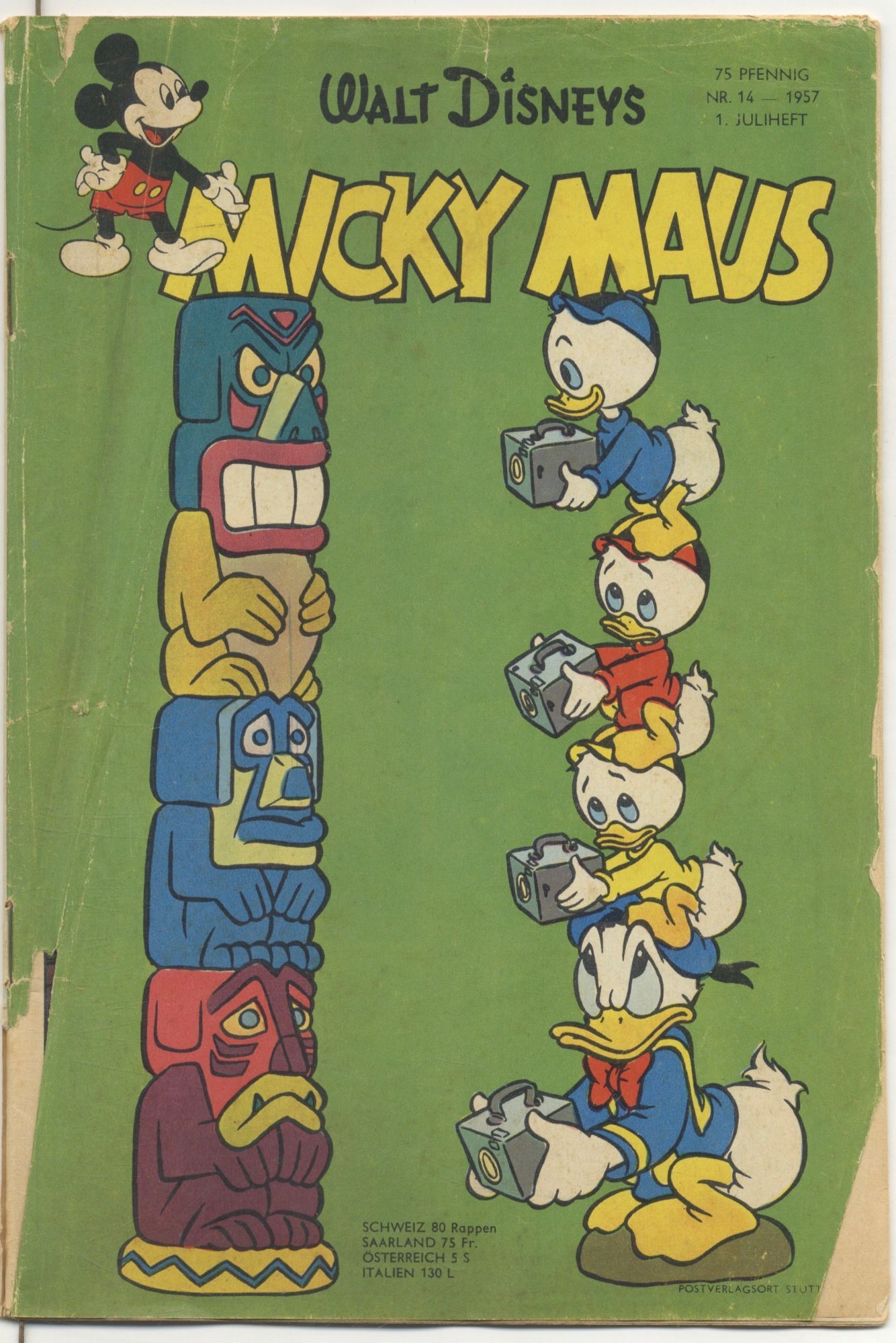 Book #27517 Micky Maus - 1st Edition/1st Printing. Walt Disney.