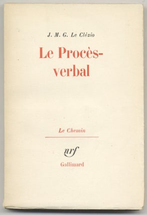 Book #28006 Le Procès-verbal. J. M. G. Le Clezio