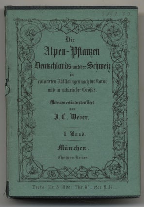 Book #28037 Die Alpen-pflanzen Deutschlands Und Der Schweiz In Colorirten Abbildungen Nach Der...