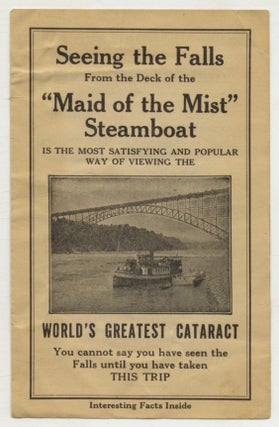 Book #28055 Maid Of The Mist Tour Of Niagara Falls [Advertisement