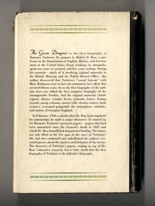 The Green Dragoon - 1st Edition/1st Printing