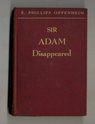 Sir Adam Disappeared - 1st Edition/1st Printing