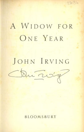 A Widow for One Year - 1st Edition/1st Printing