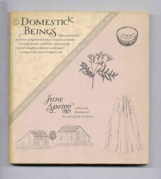Book #29015 Domestick Beings - 1st Edition/1st Printing. June Sprigg