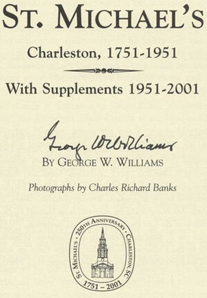St. Michael's; Charleston, 1751-1951; With Supplements 1951-2000