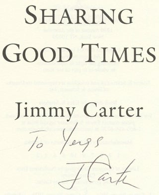 Sharing Good Times - 1st Edition/1st Printing