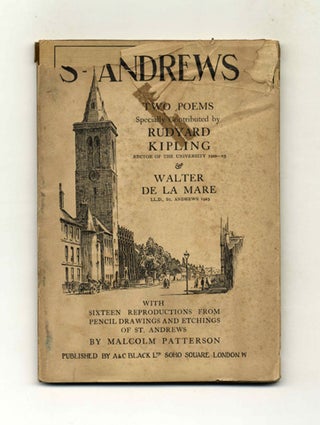 St. Andrews, Two Poems - 1st Edition. Rudyard Kipling.