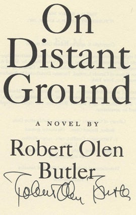 On Distant Ground - 1st Edition/1st Printing