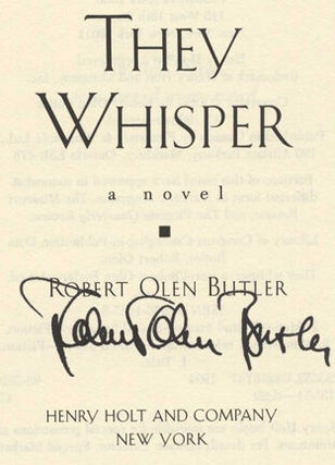 They Whisper - 1st Edition/1st Printing