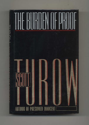 Book #31435 The Burden of Proof -1st Edition/1st Printing. Scott Turow