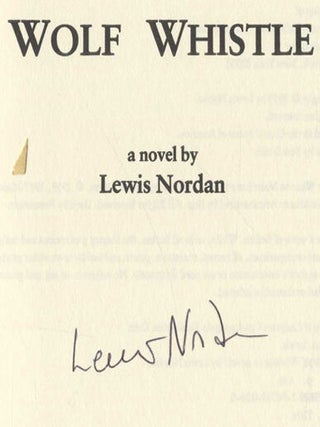 Wolf Whistle - 1st Edition/1st Printing