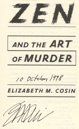 Zen and the Art of Murder - 1st Edition/1st Printing