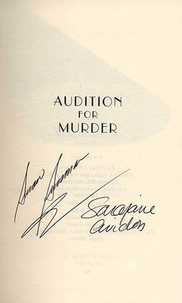 Audition for Murder - 1st Edition/1st Printing