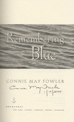 Remembering Blue - 1st Edition/1st Printing
