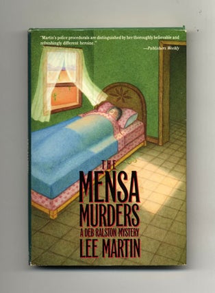 Book #32352 The Mensa Murders - 1st Edition/1st Printing. Lee Martin