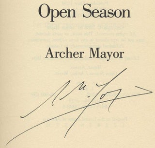 Open Season - 1st Edition/1st Printing