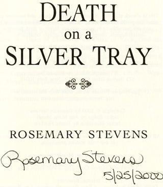 Death on a Silver Tray - 1st Edition/1st Printing