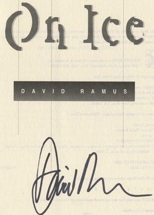 On Ice - 1st Edition/1st Printing