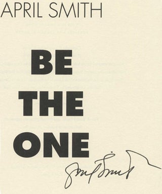 Be the One - 1st Edition/1st Printing