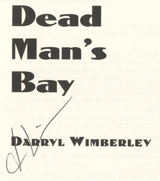 Dead Man's Bay A Case for Barrett Raines - 1st Edition/1st Printing