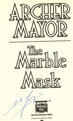 The Marble Mask - 1st Edition/1st Printing