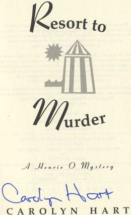 Resort to Murder - 1st Edition/1st Printing