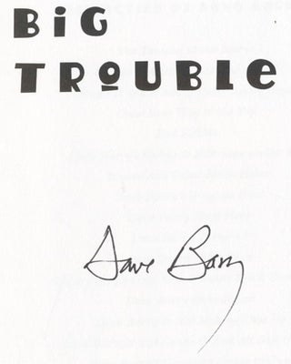 Big Trouble - 1st Edition/1st Printing