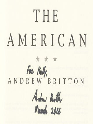 The American - 1st Edition/1st Printing