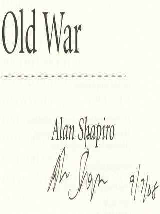 Old War - 1st Edition/1st Printing