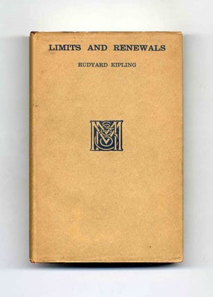 Book #34312 Limits and Renewals - 1st Edition/1st Printing. Rudyard Kipling