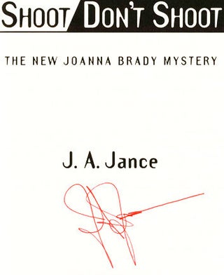 Shoot / Don't Shoot - 1st Edition/1st Printing