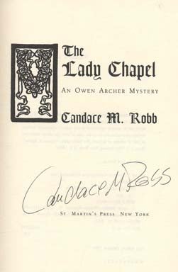 The Lady Chapel - 1st Edition/1st Printing
