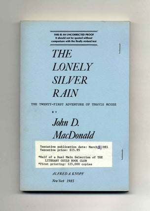 Book #34531 The Lonely Silver Rain. John D. MacDonald