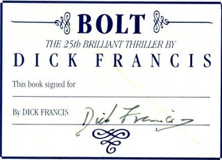 Bolt - 1st Edition/1st Printing