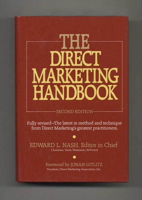 Book #35053 The Direct Marketing Handbook. Edward L. Nash.