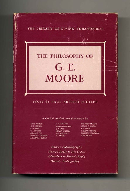 George E. Moore The Philosophy of G. E. Moore | Paul Arthur Schilpp | Books Tell You ...