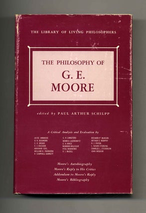 Book #41795 The Philosophy of G. E. Moore. Paul Arthur Schilpp