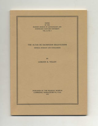 Papers of the Peabody Museum of Archaeology and Ethnology, Harvard University, Vol. 64, No. 3. Gordon R. Willey.
